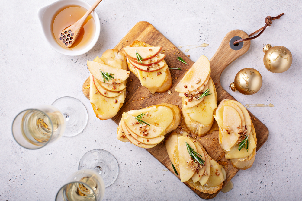 French Baguette Apple Crostini