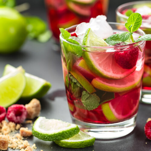 Raspberry Caipirinha